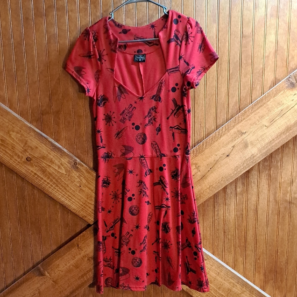 Retro Space Skater Dress